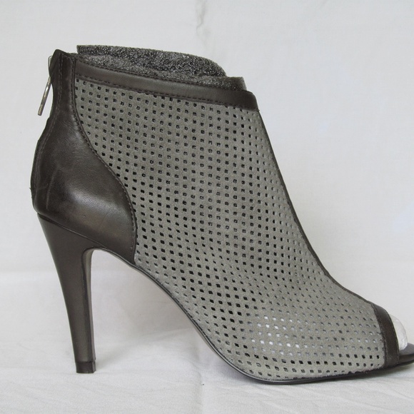 High Heel Open Toe Booties - Picture 2 of 6